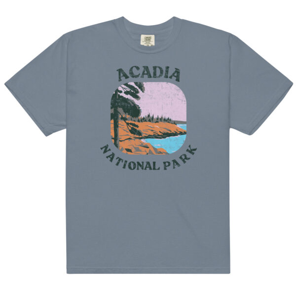 Acadia National Park Retro Distressed Comfort Colors Shirt - Image 4