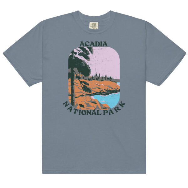 Acadia National Park Big Retro Distressed Comfort Colors Shirt - Image 6