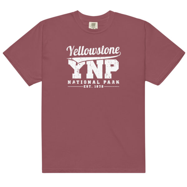 Yellowstone National Park Established Comfort Colors Shirt - Image 4