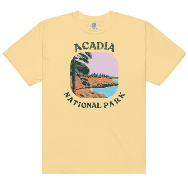 Acadia National Park Retro Distressed Comfort Colors Shirt - Image 7