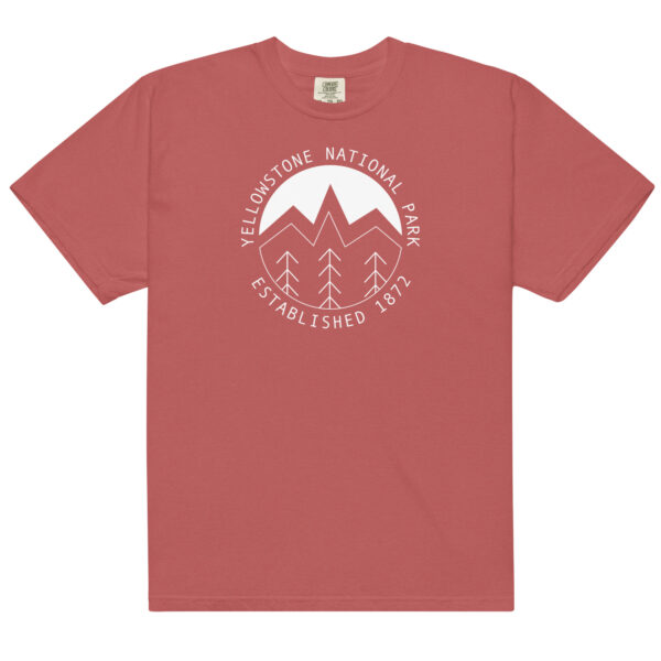 Yellowstone National Park Established Comfort Colors Shirt - Image 6