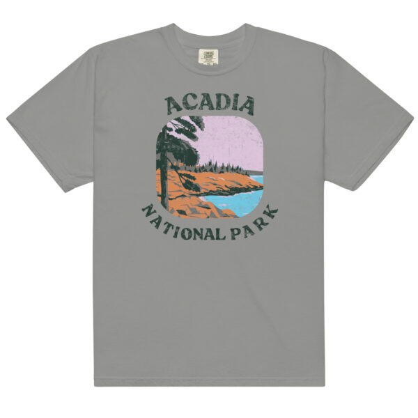 Acadia National Park Retro Distressed Comfort Colors Shirt - Image 6