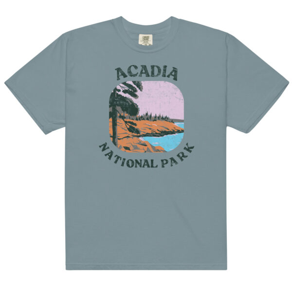 Acadia National Park Retro Distressed Comfort Colors Shirt - Image 5