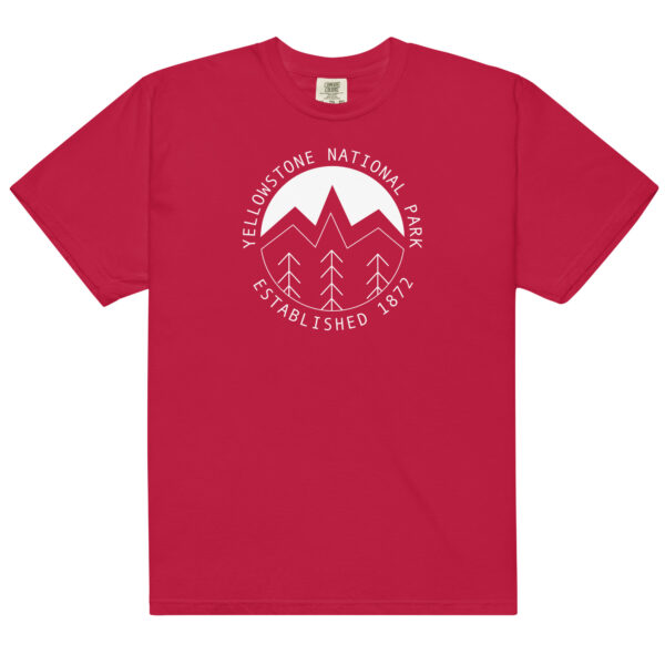 Yellowstone National Park Established Comfort Colors Shirt - Image 3