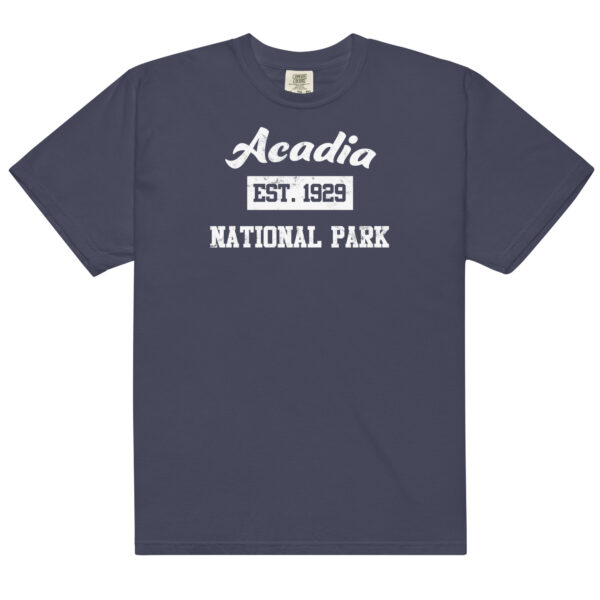 Acadia National Park Distressed Established Comfort Colors Shirt - Image 3