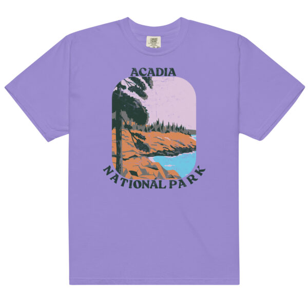 Acadia National Park Big Retro Distressed Comfort Colors Shirt - Image 9