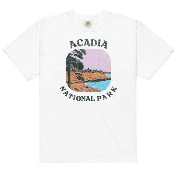 Acadia National Park Retro Distressed Comfort Colors Shirt - Image 8