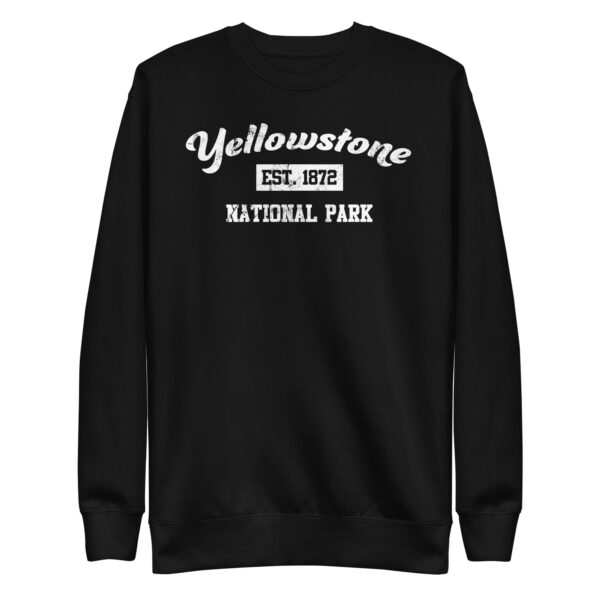 Yellowstone National Park Distressed Established Unisex Premium Crew Sweatshirt