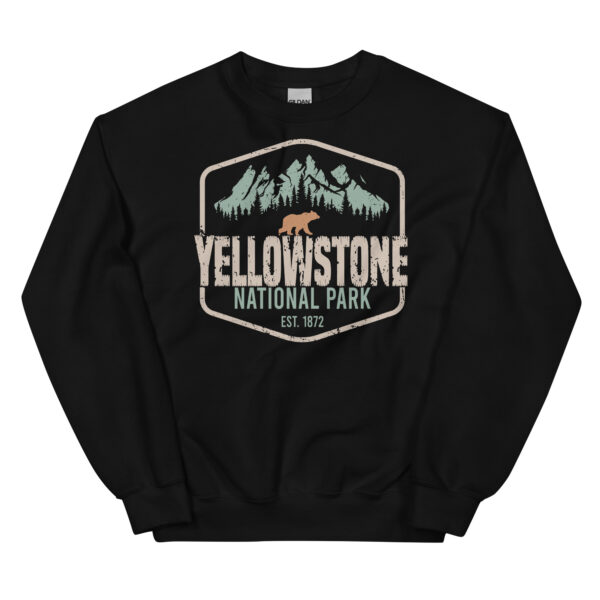 Yellowstone National Park Badge Sweatshirt - Image 4