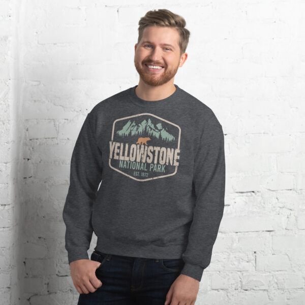 Yellowstone National Park Badge Sweatshirt - Image 3