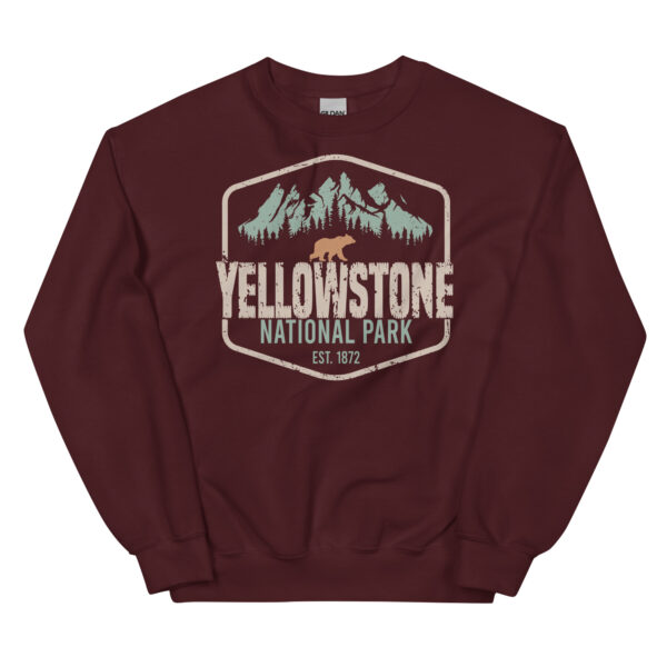 Yellowstone National Park Badge Sweatshirt - Image 6