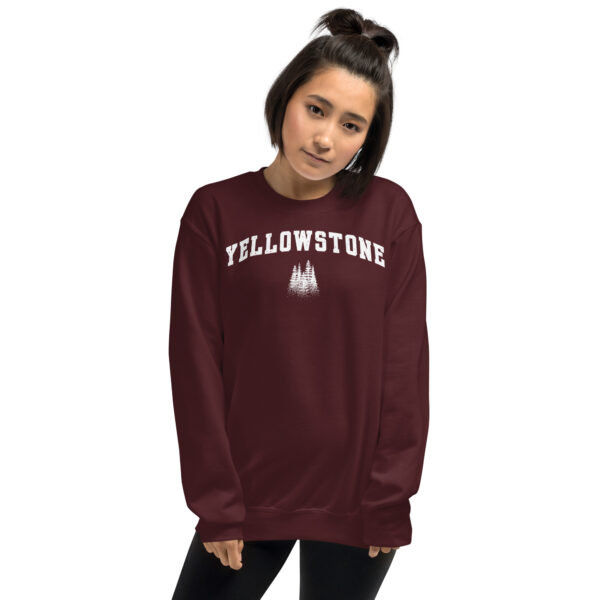 Yellowstone National Park Vintage Pine Sweatshirt - Image 2