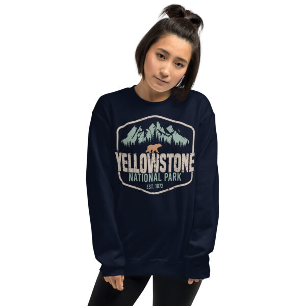 Yellowstone National Park Badge Sweatshirt - Image 2