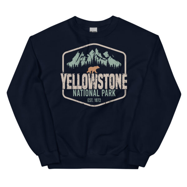 Yellowstone National Park Badge Sweatshirt - Image 5