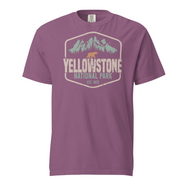 Yellowstone National Park Badge Comfort Colors Shirt - Image 5