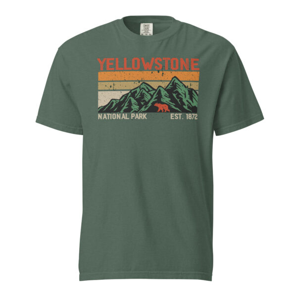 Yellowstone National Park Wanderer Comfort Colors Shirt - Image 2