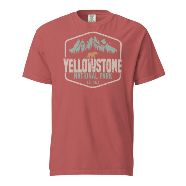 Yellowstone National Park Badge Comfort Colors Shirt - Image 6