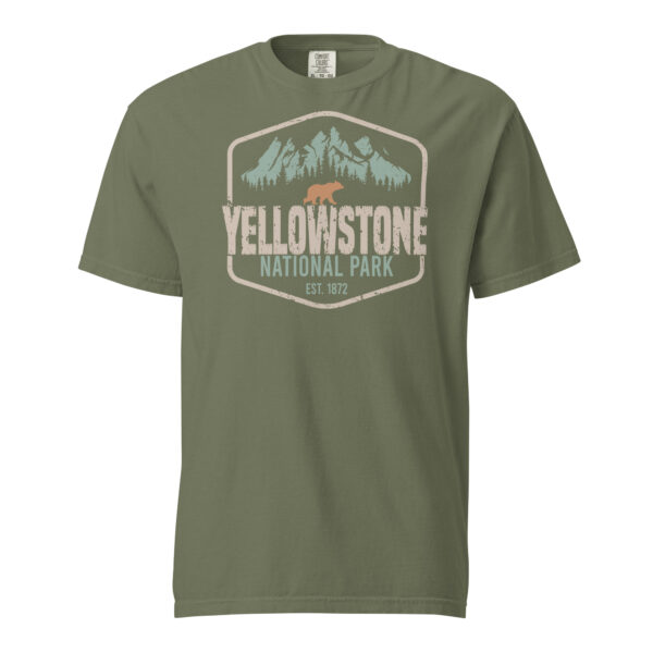 Yellowstone National Park Badge Comfort Colors Shirt - Image 8