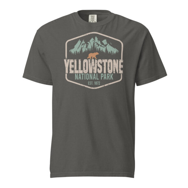 Yellowstone National Park Badge Comfort Colors Shirt - Image 3