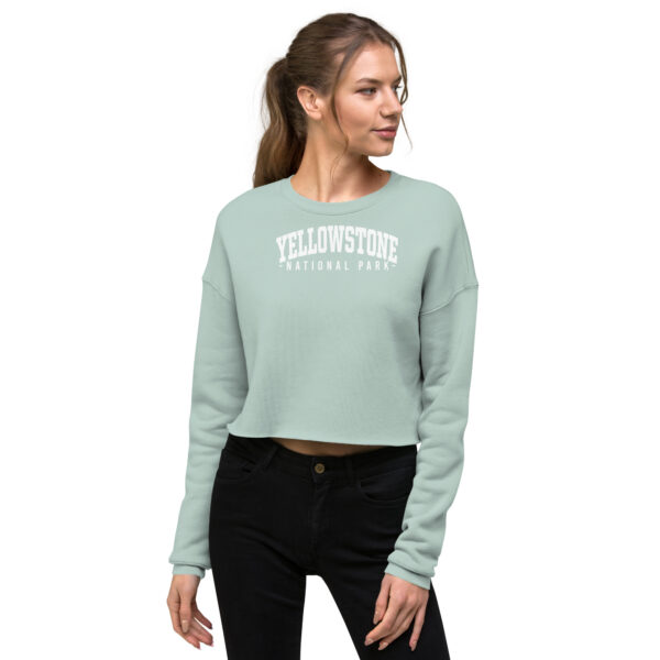 Yellowstone National Park Classic Crop Sweatshirt - Image 2