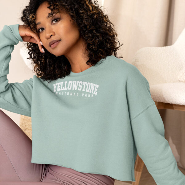 Yellowstone National Park Classic Crop Sweatshirt - Image 3