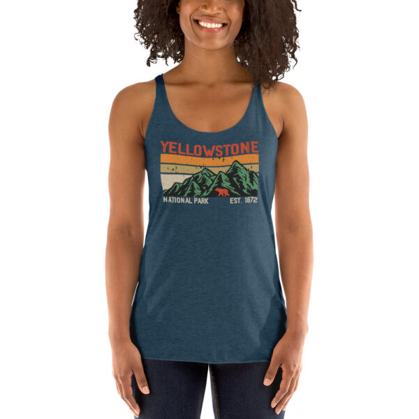 Yellowstone National Park Wanderer Women's Racerback Tank - Image 2