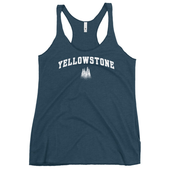 Yellowstone National Park Vintage Pine Women's Racerback Tank