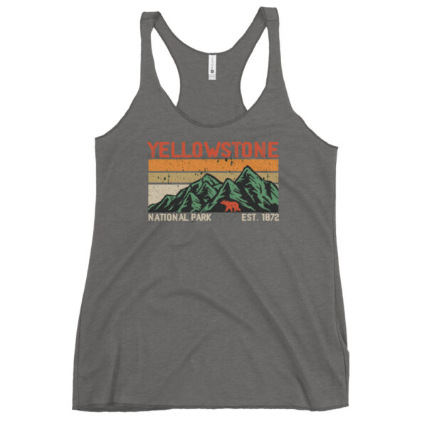 Yellowstone National Park Wanderer Women's Racerback Tank - Image 7