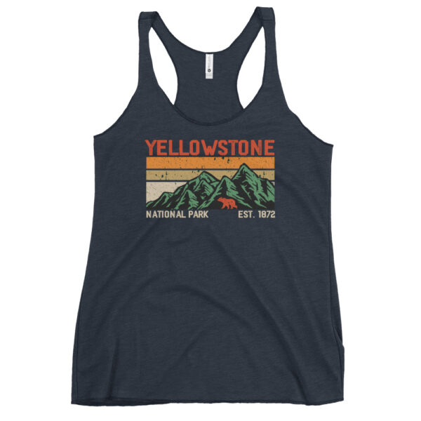 Yellowstone National Park Wanderer Women's Racerback Tank - Image 4