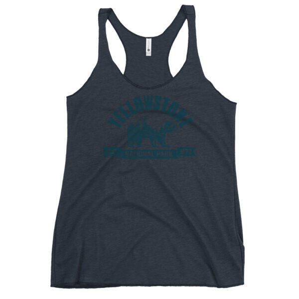 Yellowstone National Park Bear Country Women's Racerback Tank - Image 5