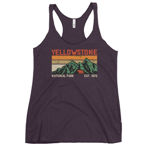 Yellowstone National Park Wanderer Women's Racerback Tank - Image 5