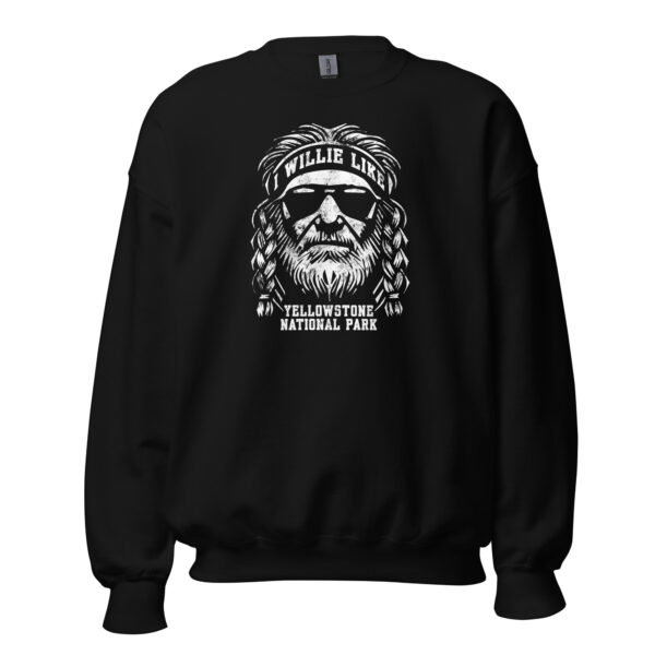 Willie Like Yellowstone National Park Crew Sweatshirt