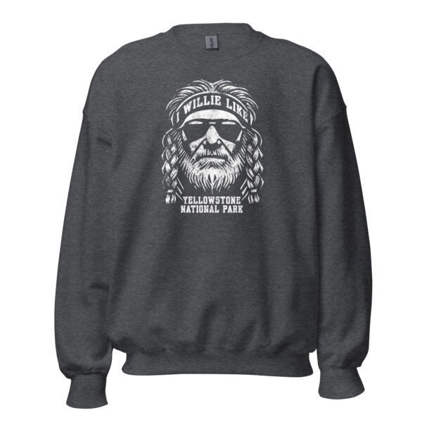 Willie Like Yellowstone National Park Crew Sweatshirt - Image 8