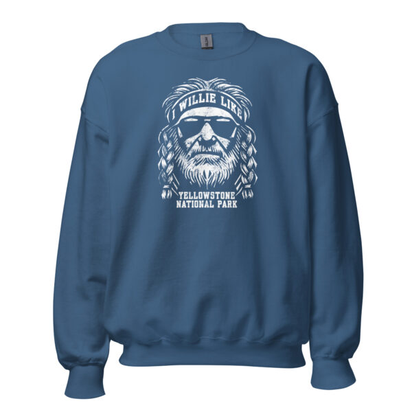 Willie Like Yellowstone National Park Crew Sweatshirt - Image 9