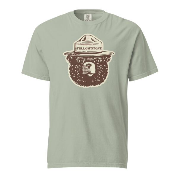 Yellowstone National Park Smokey Hat Comfort Colors Shirt - Image 12