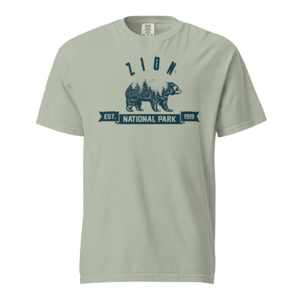 Zion National Park Bear Country Ribbon Comfort Colors Shirt - Image 12