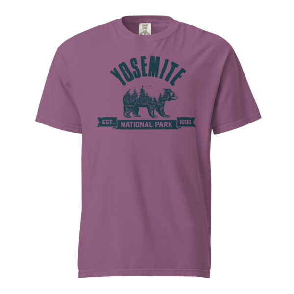 Yosemite National Park Bear Country Ribbon Comfort Colors Shirt - Image 6