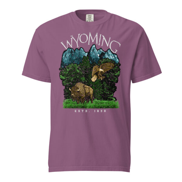 Wild Wyoming Established Comfort Colors Shirt - Image 6