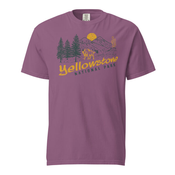 Yellowstone National Park Evening Stroll Comfort Colors Shirt - Image 6