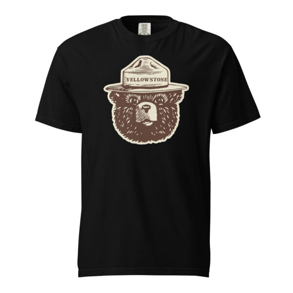 Yellowstone National Park Smokey Hat Comfort Colors Shirt - Image 2