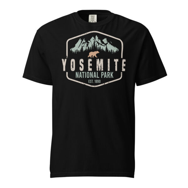 Yosemite National Park Badge Comfort Colors Shirt - Image 2