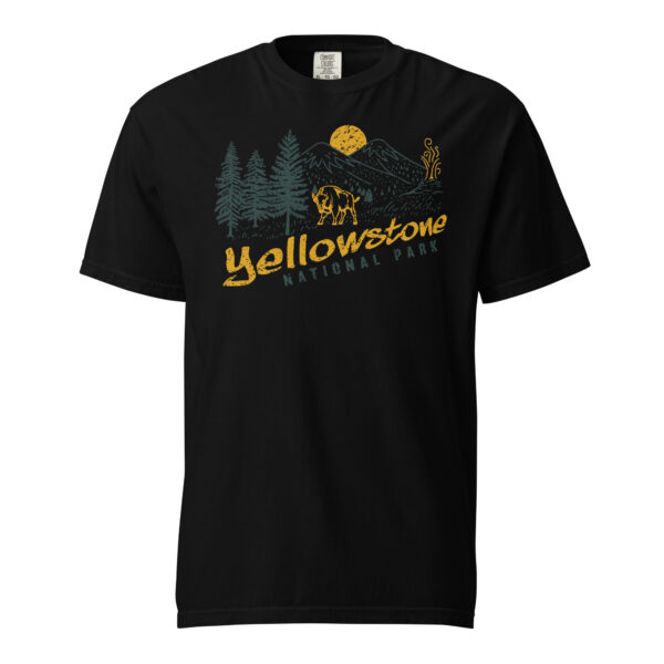 Yellowstone National Park Evening Stroll Comfort Colors Shirt - Image 2