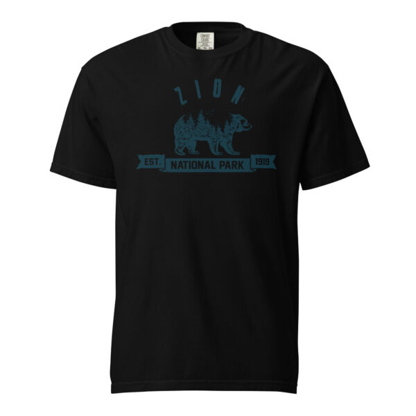 Zion National Park Bear Country Ribbon Comfort Colors Shirt - Image 2