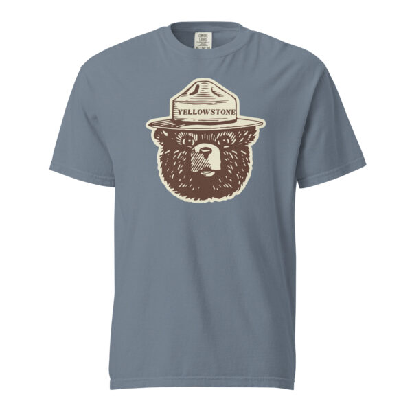 Yellowstone National Park Smokey Hat Comfort Colors Shirt - Image 7