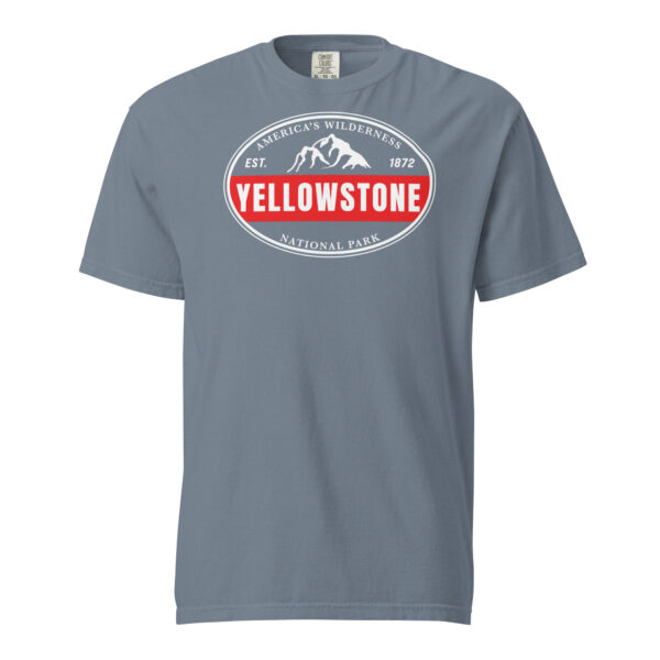 Yellowstone National Park Established Bar Comfort Colors Shirt - Image 6