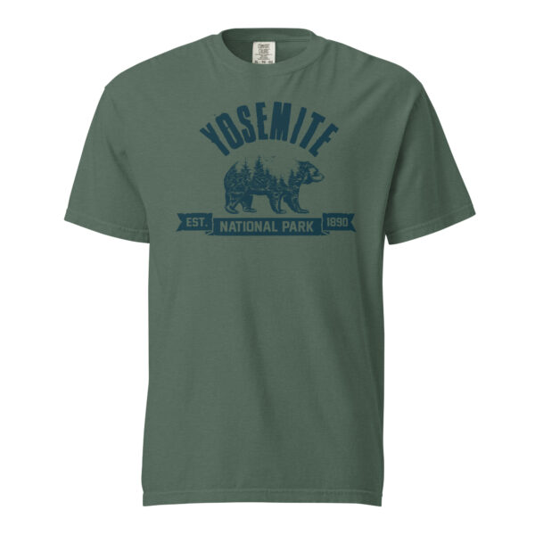 Yosemite National Park Bear Country Ribbon Comfort Colors Shirt - Image 5