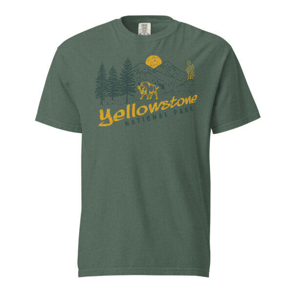 Yellowstone National Park Evening Stroll Comfort Colors Shirt - Image 5