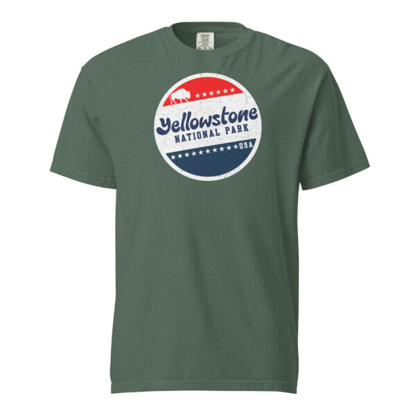 Yellowstone National Park Red White & Blue Comfort Colors Shirt - Image 5