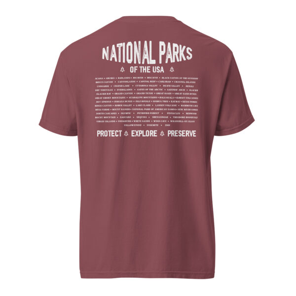 USA National Parks Explorer 63 Comfort Colors Shirt - Image 9