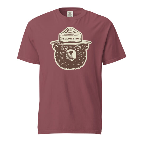 Yellowstone National Park Smokey Hat Comfort Colors Shirt - Image 5